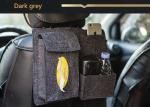 Anti Kicking Car Seat Back Storage Bag Water Resistant Easy Cleaning