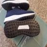 Buy cheap Ladies Flyknit Sport Shoes Tricolor Breathable Sneakers Antiskid Large size navy color from wholesalers
