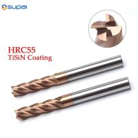 Buy cheap New Design 4 Flute Flat Square Milling Cutter Carbide End Mill Fresa for product