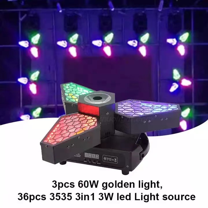Wedding Dj Show Concert Bar Party Cyclorama Lights 3*60W 80 RGBW 250W 96 LED Panel Light