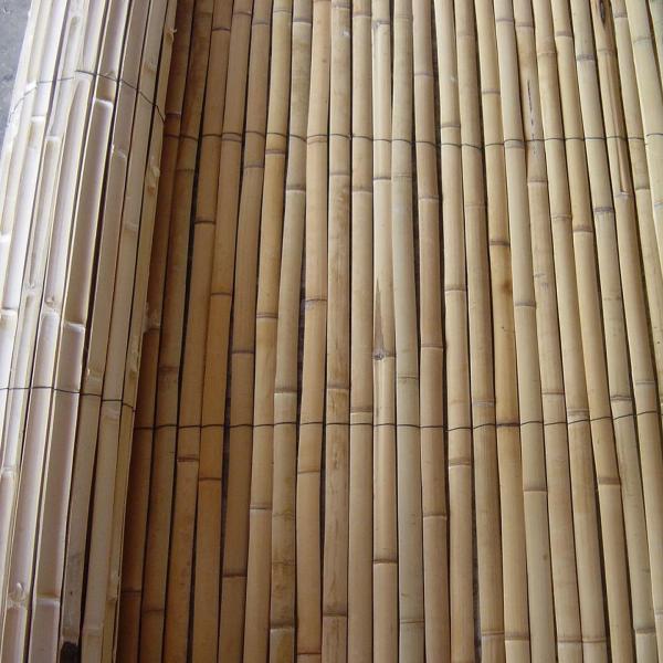 Natural Bamboo Slat Screening Eco-Friendly Privacy Slat Fence Bamboo Screen