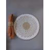 Buy cheap Hot Sale Eco- friendly Handmade Natural Water Hyacinth Woven Table Placemat Seagrass Rattan Straw Placemats Mats from wholesalers