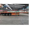 Buy cheap 40FT 3 Axle 45 Ton Container Loading Flatbed Semi Trailer from wholesalers