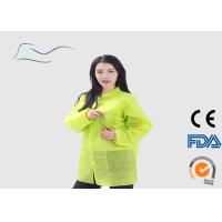 Buy cheap Medical Disposable Visitor Coats Non Woven Long Sleeve Without Pockets product