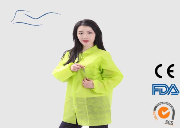 Buy cheap Medical Disposable Visitor Coats Non Woven Long Sleeve Without Pockets from wholesalers