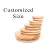 Buy cheap Mouth Wide Mason Jar Glass Beer Can 70mm Bamboo Lids with Straw Hole from wholesalers
