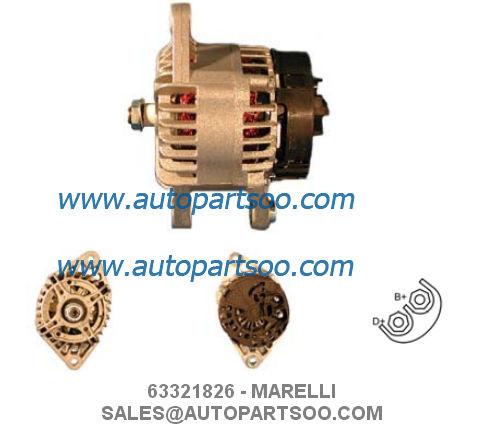Buy cheap 63321826 63321804 - MARELLI Alternator 12V 105A Alternadores from wholesalers