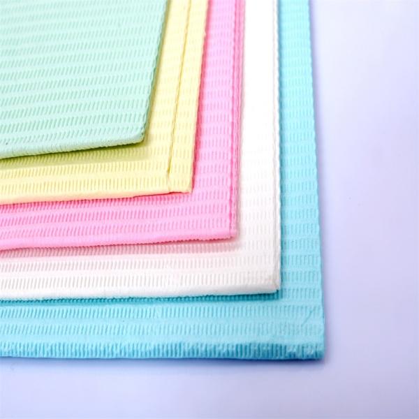 Buy cheap Cloth Like 100% Wood Pulp 33*45cm Disposable Adult Bib from wholesalers
