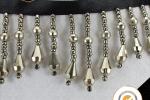 Wholesale Black Bead Fringes Trim Beaded Trimming Embroidery Applique Trimming
