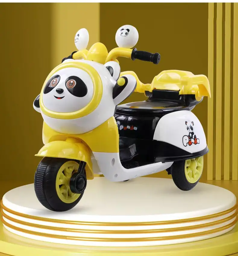 Music Early Education Toys 6V Battery Powered Plastic Ride On Electric Motorcycle Car for Kids