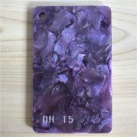 Buy cheap Purple Pearl Acrylic Sheets 1040x620mm Cutting Acrylic Glass For Picture Frames product