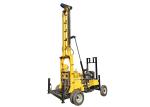 Light Weight 400m Small Bore Well Drilling Machine Trailer Vertical Spline