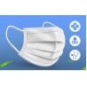Buy cheap Anti Virus Civil Standard Sanitary 3 ply White Disposable Non-woven Fabric Face Mask from wholesalers