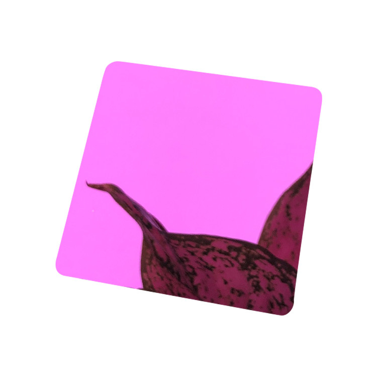 unique Mirror Polished Stainless Steel Sheet 304 316 SS Sheet Pink