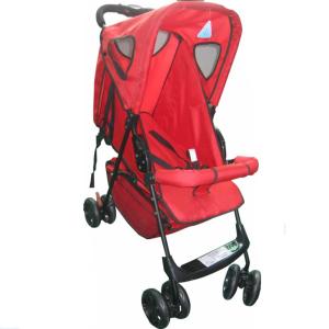 Wholesale Single handle Safety Red Baby Stroller Adjust With Three Position from china suppliers