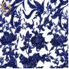Buy cheap 135cm Width Navy Blue Embroidered Tulle Lace Fabric Fashion Handwork from wholesalers