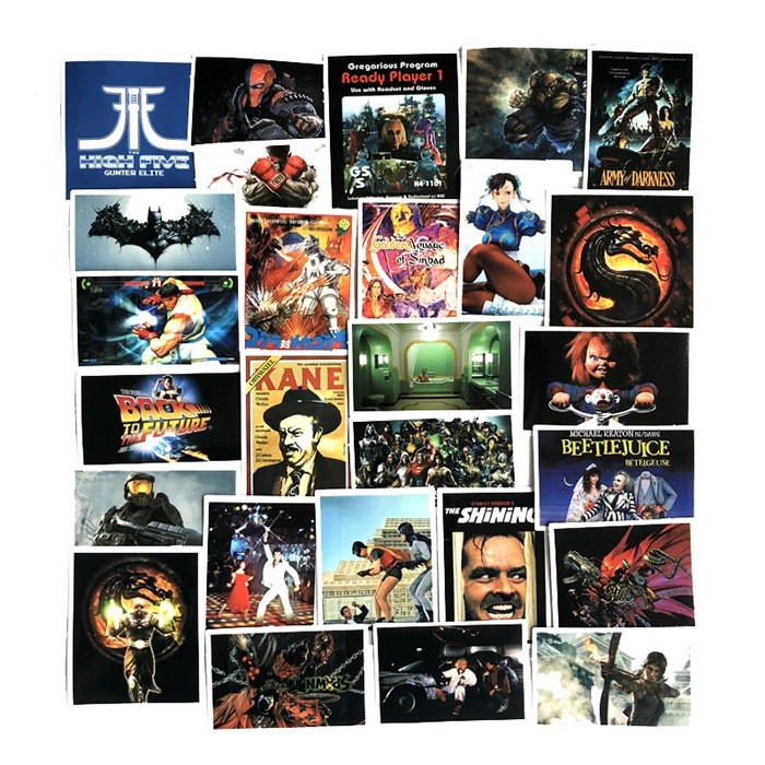 Classic Anime Mixed PVC Sticker Printing Decoration Waterproof For Laptop / Luggage