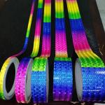 Customized Soft Flexiable Reflective Sticker For Bicycle Motor Wheels