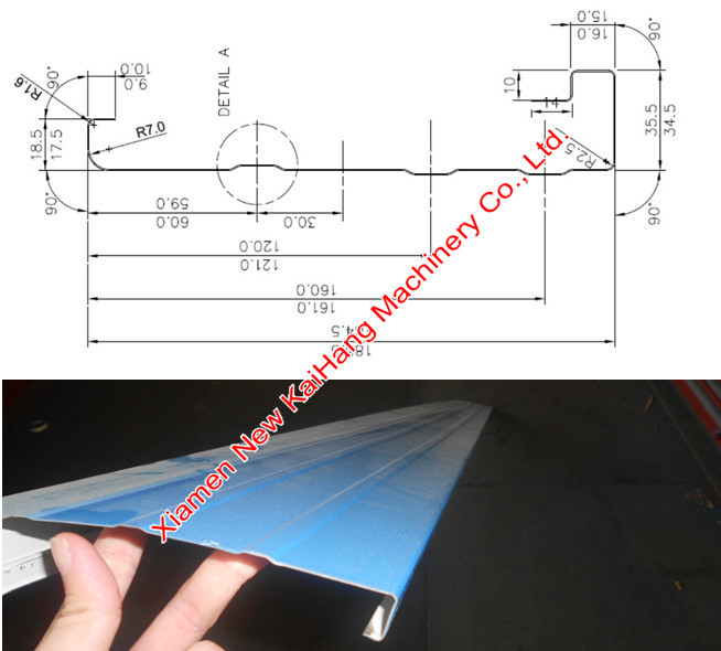 Fascia Panel Ceiling Roll Forming Machine Malaysia Standard Type For G350 PPGI Material