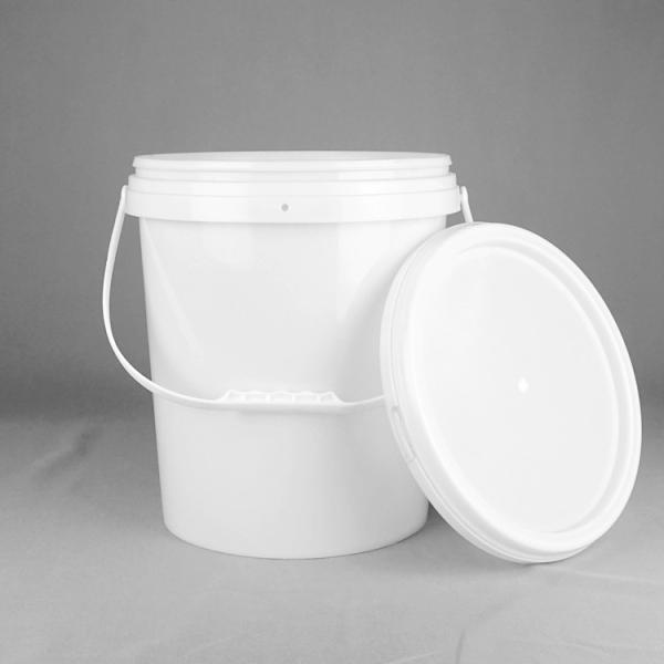 Buy cheap Round BPA Free Food Safe 4 Gallon Plastic Bucket With Plastic Handle from wholesalers