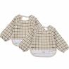 Buy cheap Soft Absorbent Baby Bandana Bib , 100% Organic Cotton Baby Coverall Bib from wholesalers