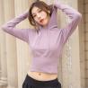 Buy cheap OEM Yoga Crop Top Workout Jacket Women Long Sleeve Sportswear Low MOQ from wholesalers