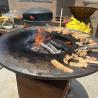 Buy cheap 800mm/1000mm/1200mm Diameter Corten Steel BBQ Grill outdoor fire grill from wholesalers