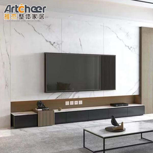 Buy cheap Customized Living Room Furniture Traditional TV Stands with Sintered Stone Table Top from wholesalers