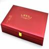 Buy cheap Wooden Luxury Gift Boxes Small Hinged MDF Wrapped PU Leather from wholesalers