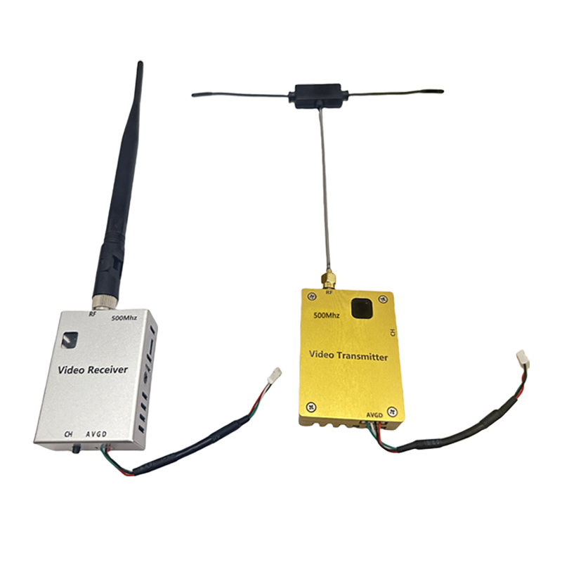 12V DC Wireless Video Transmission 550Mhz 8 Channels Long Range Video Transmitter and Receiver for FPV