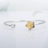Buy cheap Fashionable 925 Sterling Silver Meteorite Cuff Bracelet Star Shape from wholesalers