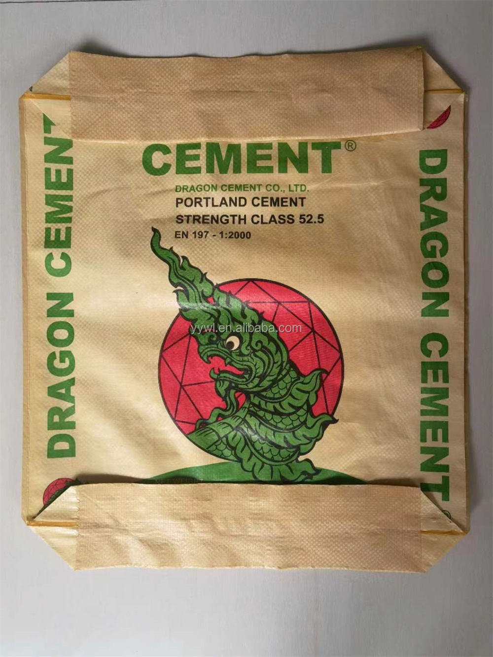 25kg 50kg Eco Friendly Woven Empty Bag Of Cement Plastic Cement Bag