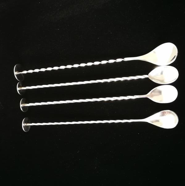 Buy cheap Durable Customized Long Bar Spoon Cocktail Mixing Spoon Stainless Steel from wholesalers