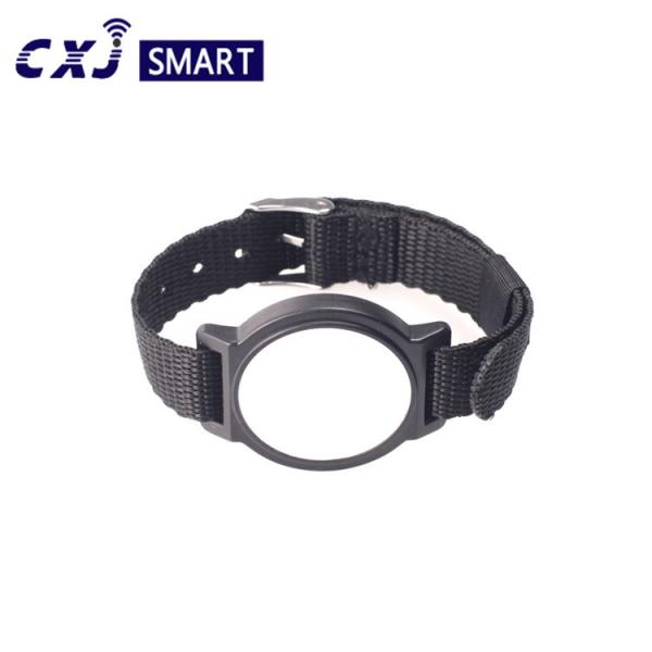 Buy cheap Contactless Fabric RFID NFC Bracelet Silicone Woven 1k Chips from wholesalers