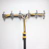 Buy cheap 3.5 M Telescopic Pole Water Spray Brush for Photovoltaic Panel Cleaning Physical Cleaning Principle from wholesalers