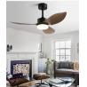 Buy cheap Retro Nordic Ceiling Fan 38 Inch Variable Frequency Fan Pendant Light from wholesalers