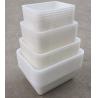 Buy cheap Supermarket Plastic Thickened White Rectangular Storage Ice Tray Display Food Freezer Box from wholesalers