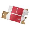 Buy cheap Custom Printed Corrugated Paper Box ,Cosmetic Packaging Mailer Box Red color from wholesalers