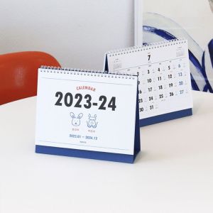 Buy cheap Custom Printing Art Paper Mini 2024 Desk Calendar from wholesalers