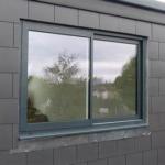 Bedroom Aluminium Powder Coated Sliding Windows Wind Resistant