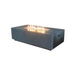 Buy cheap Factory price black real flame LPG NPG outdoor see through gas fireplace from wholesalers