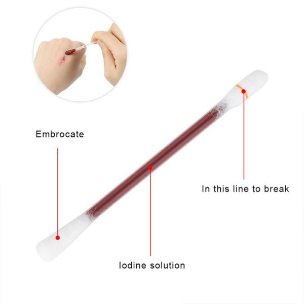Buy cheap Disposable Professional Iodine Disinfeting Cotton Swab For Sterile from wholesalers