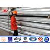 Buy cheap Ss400 Steel Electric Pole 15m 450kg Anti Wind 35m/s from wholesalers