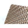 Buy cheap Architectural PVD Metal Decorative Woven Wire Mesh Facade Panels SS410 4.5mm from wholesalers