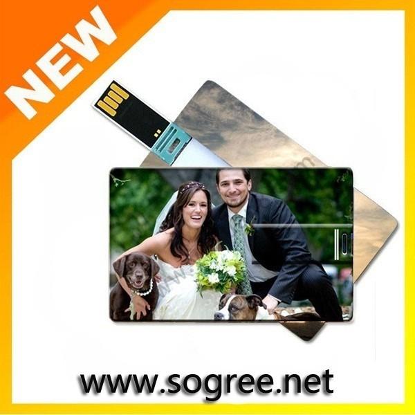 Buy cheap Full Color Printing USB Flash Drive Business Card Pen Drive Credit Card USB from wholesalers
