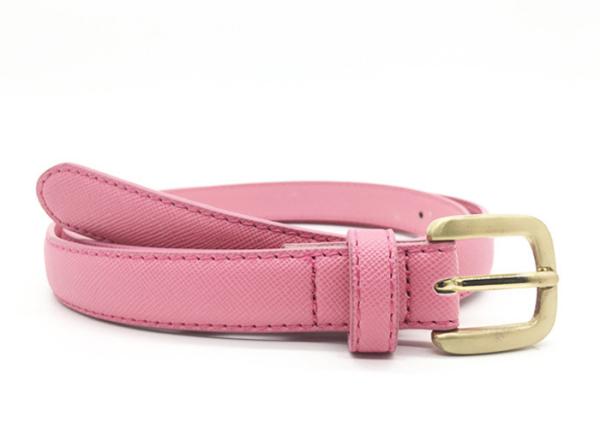 Buy cheap Sweet Candy Color Women Stitching Saffiano Leather PU Belt from wholesalers