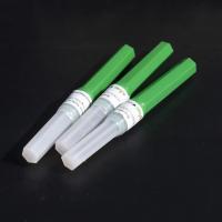 Buy cheap 11/4" Blood Collection Needles Flashback Vacuum Green Color 21G 0.8x31mm product