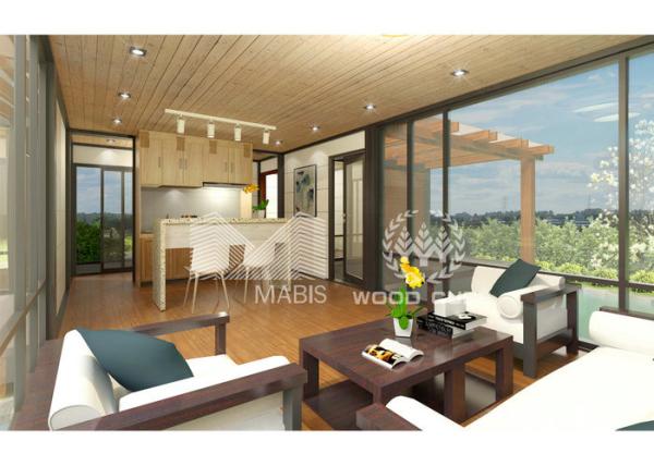 Buy cheap Easy Construction Prefab Modular House 100mm High Density PU Foam Insulation from wholesalers