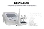 Digital Permanent Makeup Machine Kit With Micro Tattoo Needles 28W