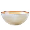 Buy cheap Silver Gold Decorated Glass Charger Plates For Salad Bowl from wholesalers